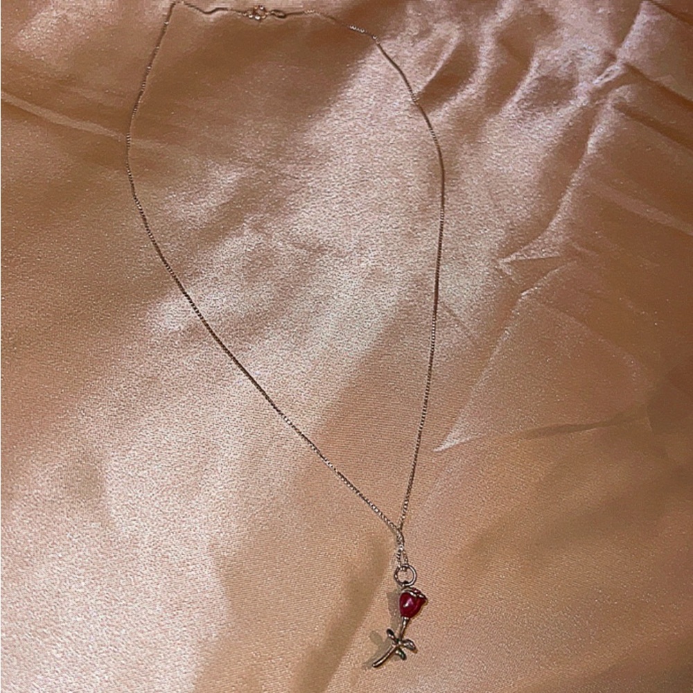 Beauty and the beast necklace